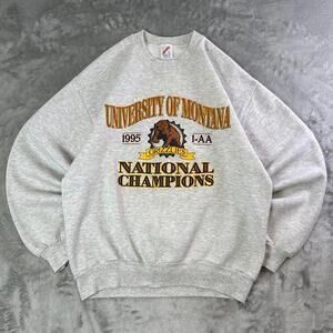 Vintage 90s Russell Athletic University of Montana Grizzlies Crewneck